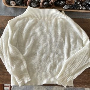 Oversized wool blend sweater